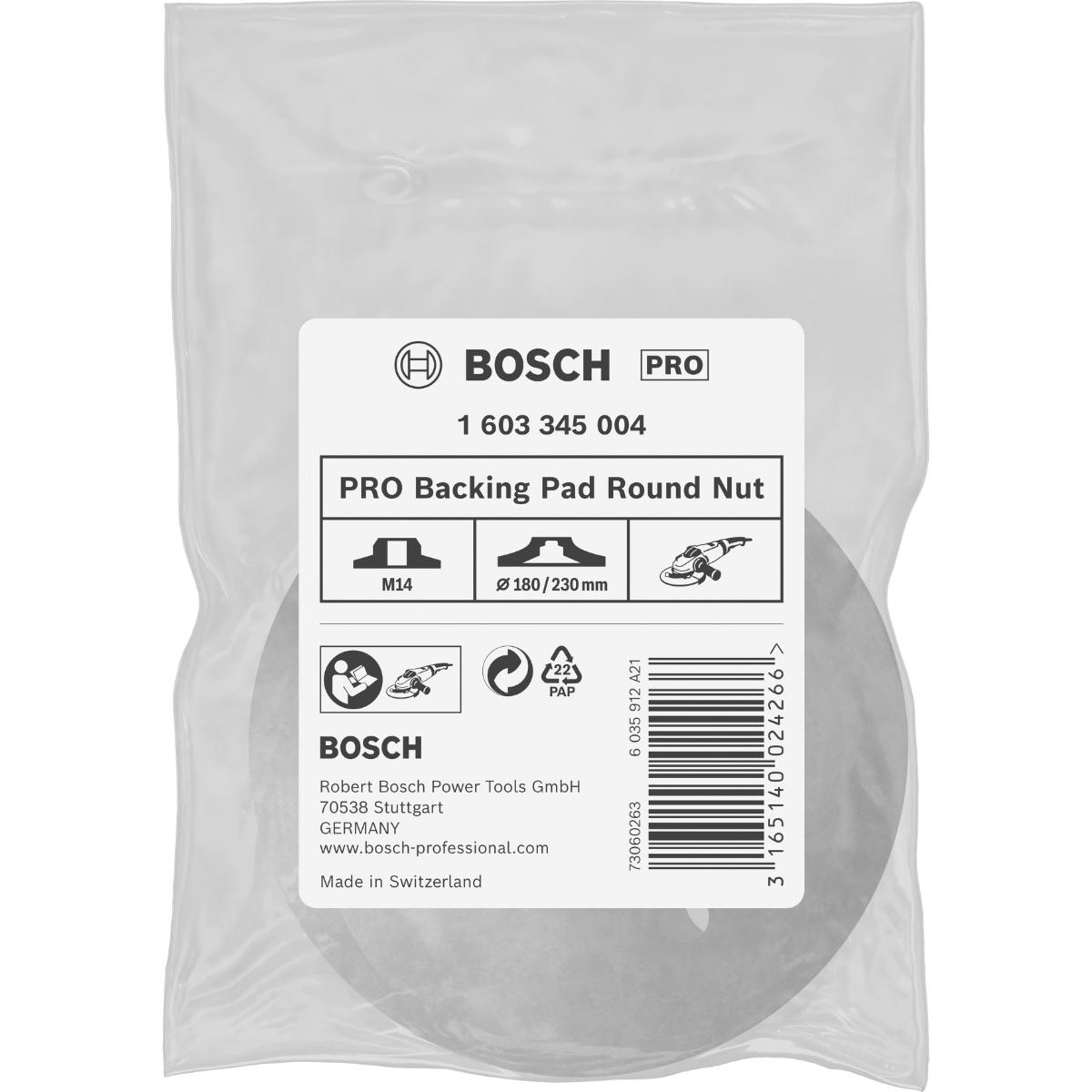 Bosch PRO Rundmutter mit Flanschgewinde M 14, 180/230 mm