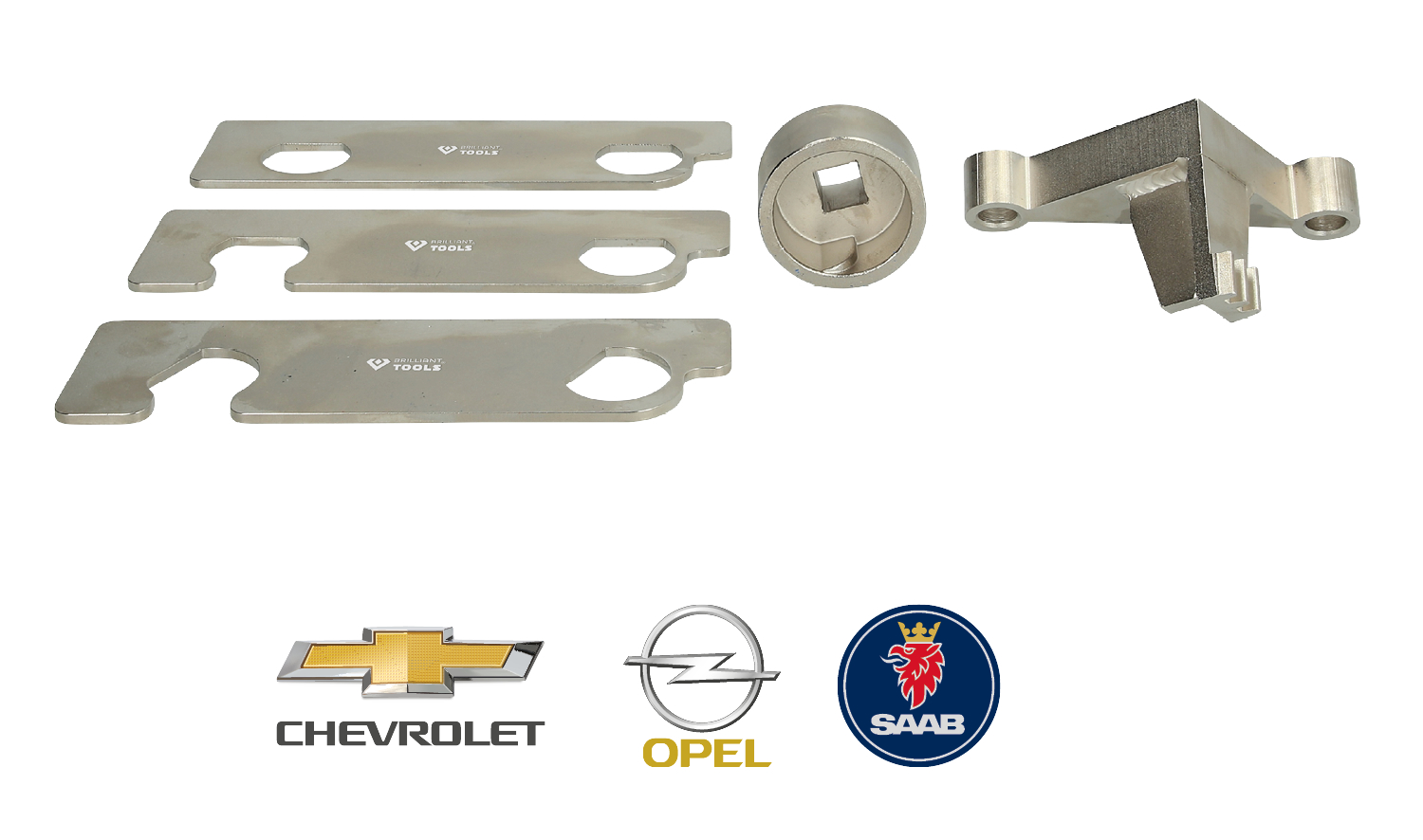 Brilliant Tools Motor-Einstellwerkzeug-Satz für Opel, Saab, Buick, Cadillac, Chevrolet 2.8, 3.6 V6 -