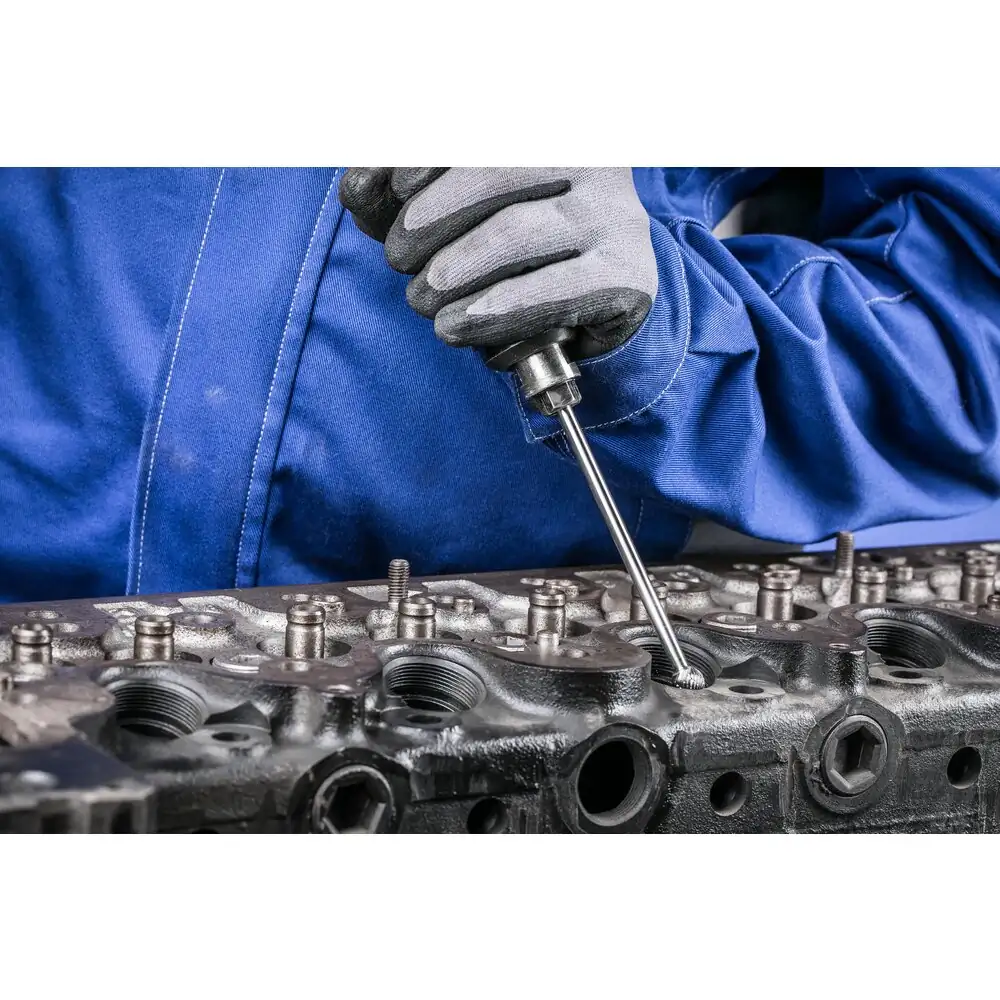 PFERD TOOLS Hartmetall Frässtift Kugel KUD Z3P universal mittel kreuzverzahnt mit Stahllangschaft