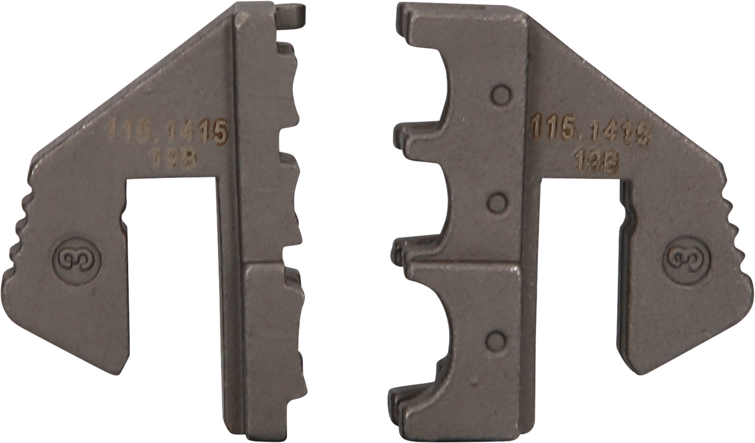 KS Tools Paar Crimp-Einsätze für isolierte Kabelschuhe, Ø 0,5 - 6 mm