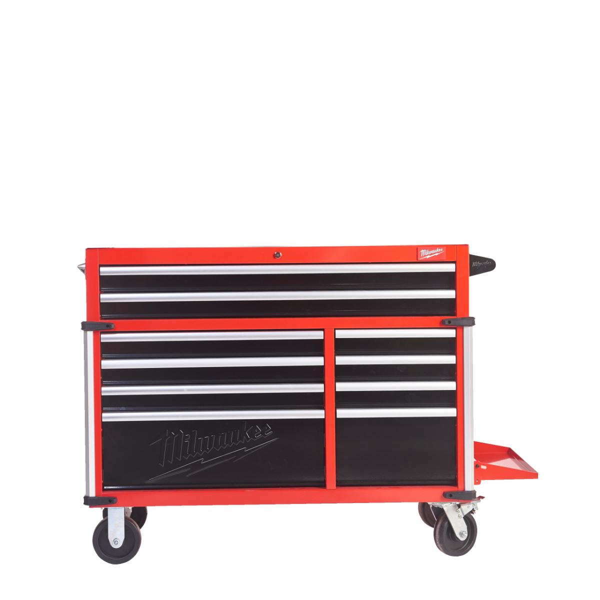 Milwaukee TOOLGUARD™ Werkstattwagen 117 cm / 46" mit 10 Schubladen