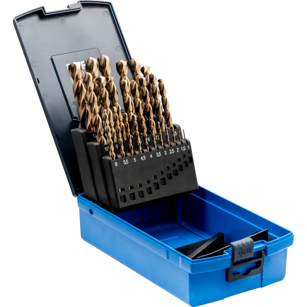 PFERD TOOLS Spiralbohrer-Set 25-tlg. INOX HSSE N DIN 338