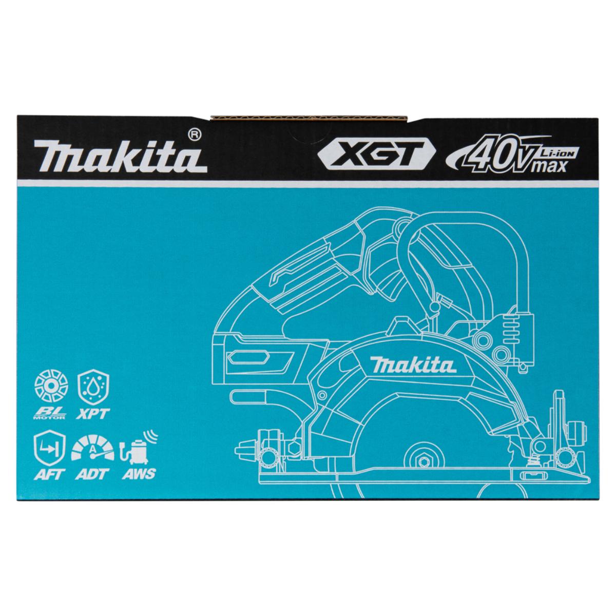 Makita Akku-Handkreissäge XGT 40V max. 6.400 min-1 47 mm 45°R/15°L