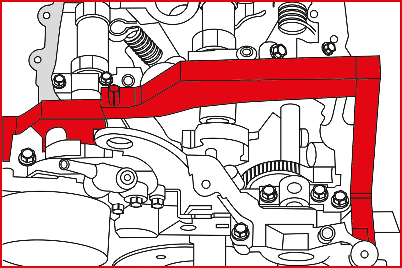 KS Tools Motoreinstell-Werkzeug-Satz für BMW, 4-tlg