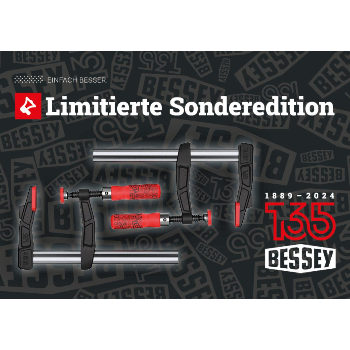 BESSEY Jubiläumsset 2x Tempergusszwinge