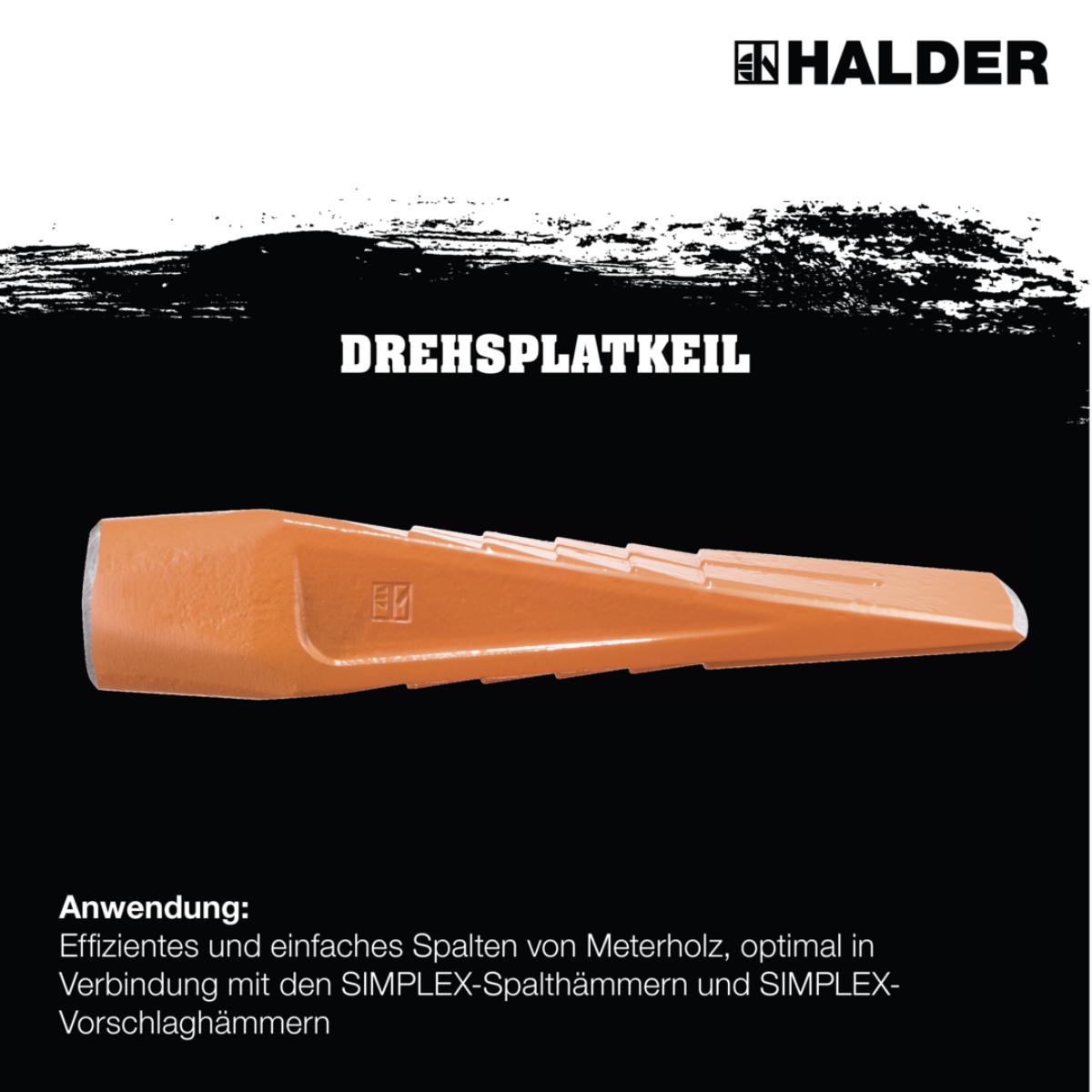HALDER Drehspaltkeil inkl. Transportbox - Schneidenlänge 50 mm