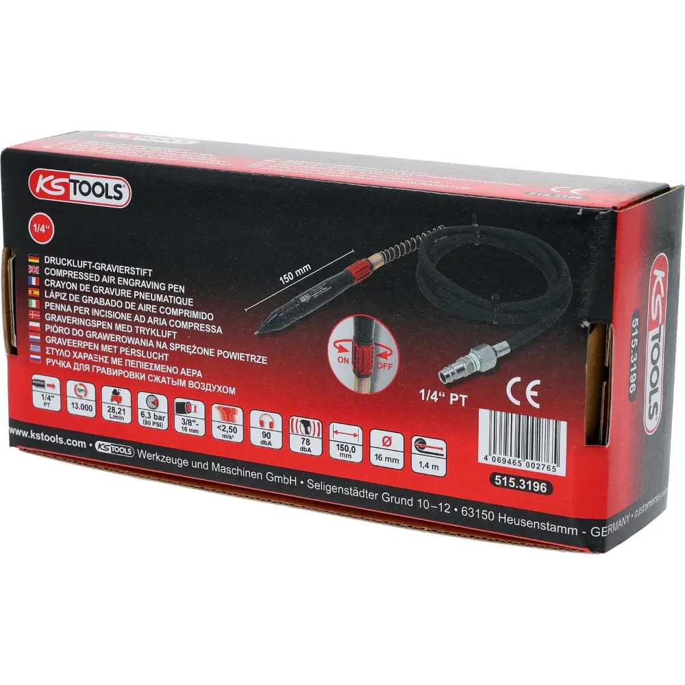 KS TOOLS Druckluft-Gravierstift