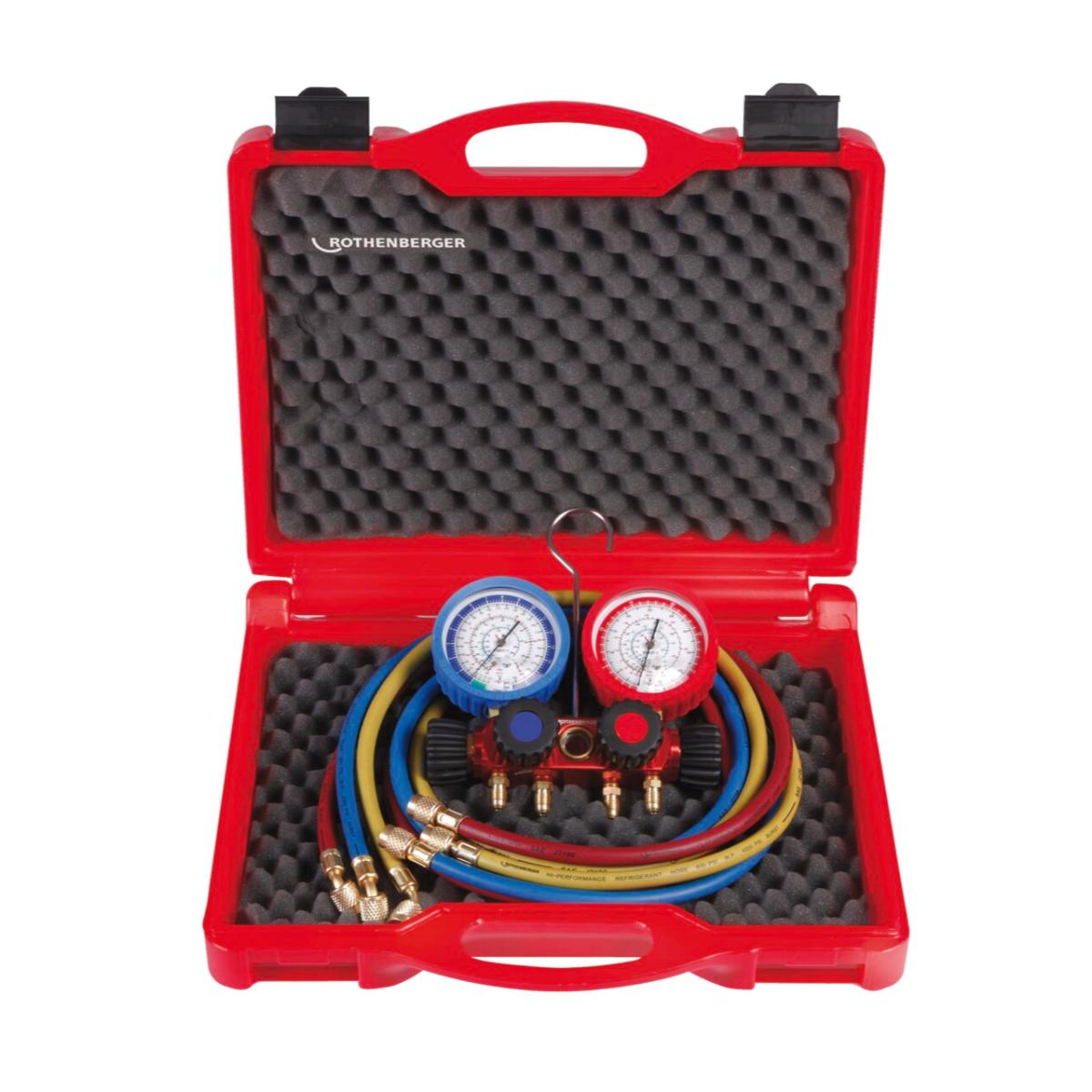 ROTHENBERGER Monteurhilfe Set, Plus, 4 - Wege, R22 - R407C