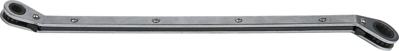 KS Tools Glühkerzen-Doppelring-Ratschenschlüssel 8x12mm, abgewinkelt