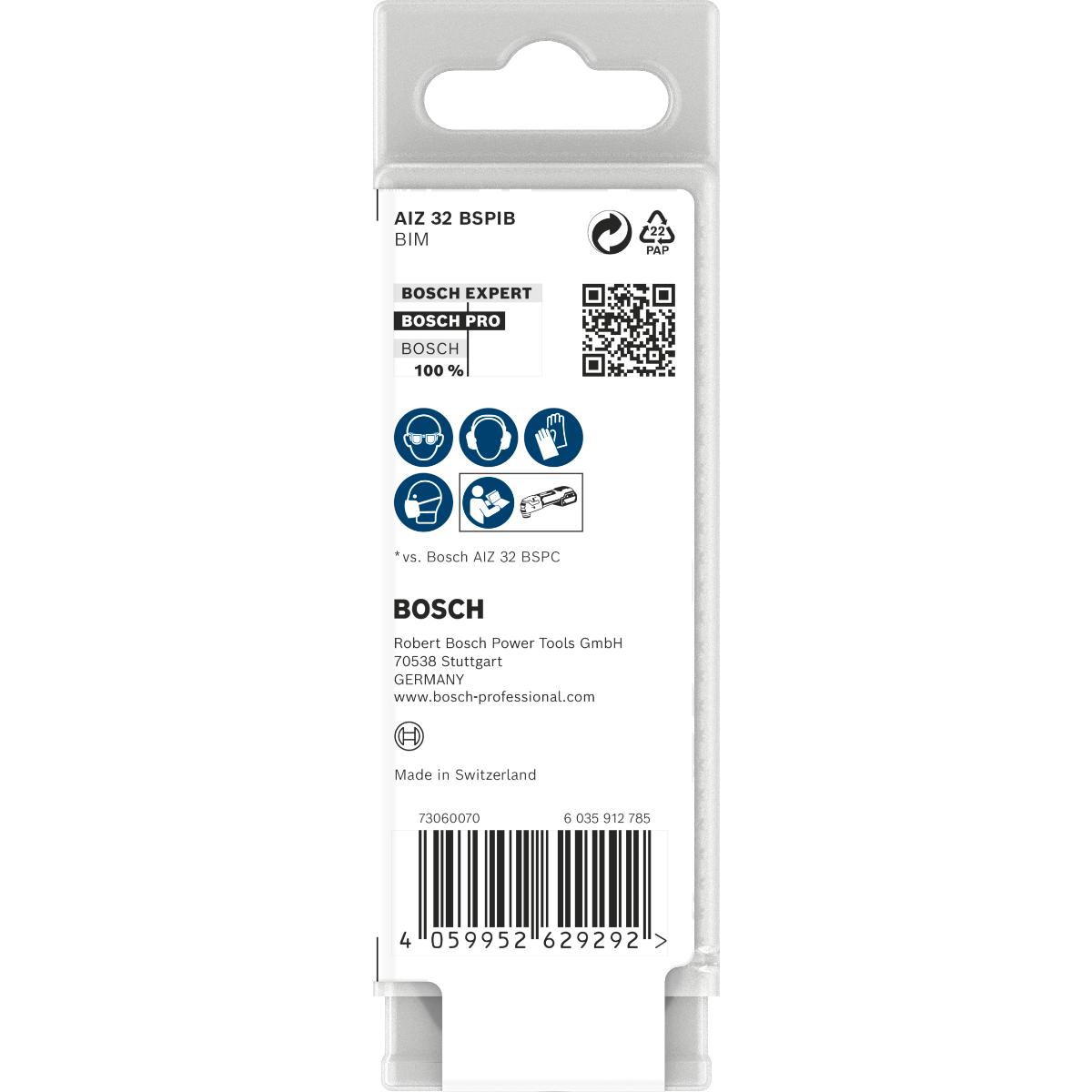 Bosch PRO AIZ 32 BSPIB Blatt für Multifunktionswerkzeuge,32 x 50 mm