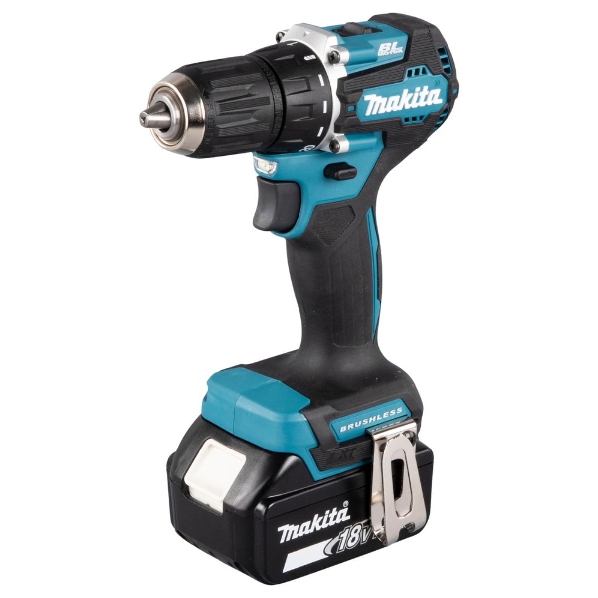 Makita Akku-Bohrschrauber 18V / 3,0 Ah, 3 Akkus + Ladegerät inkl. schwarzem Koffer - DDF487RFE3