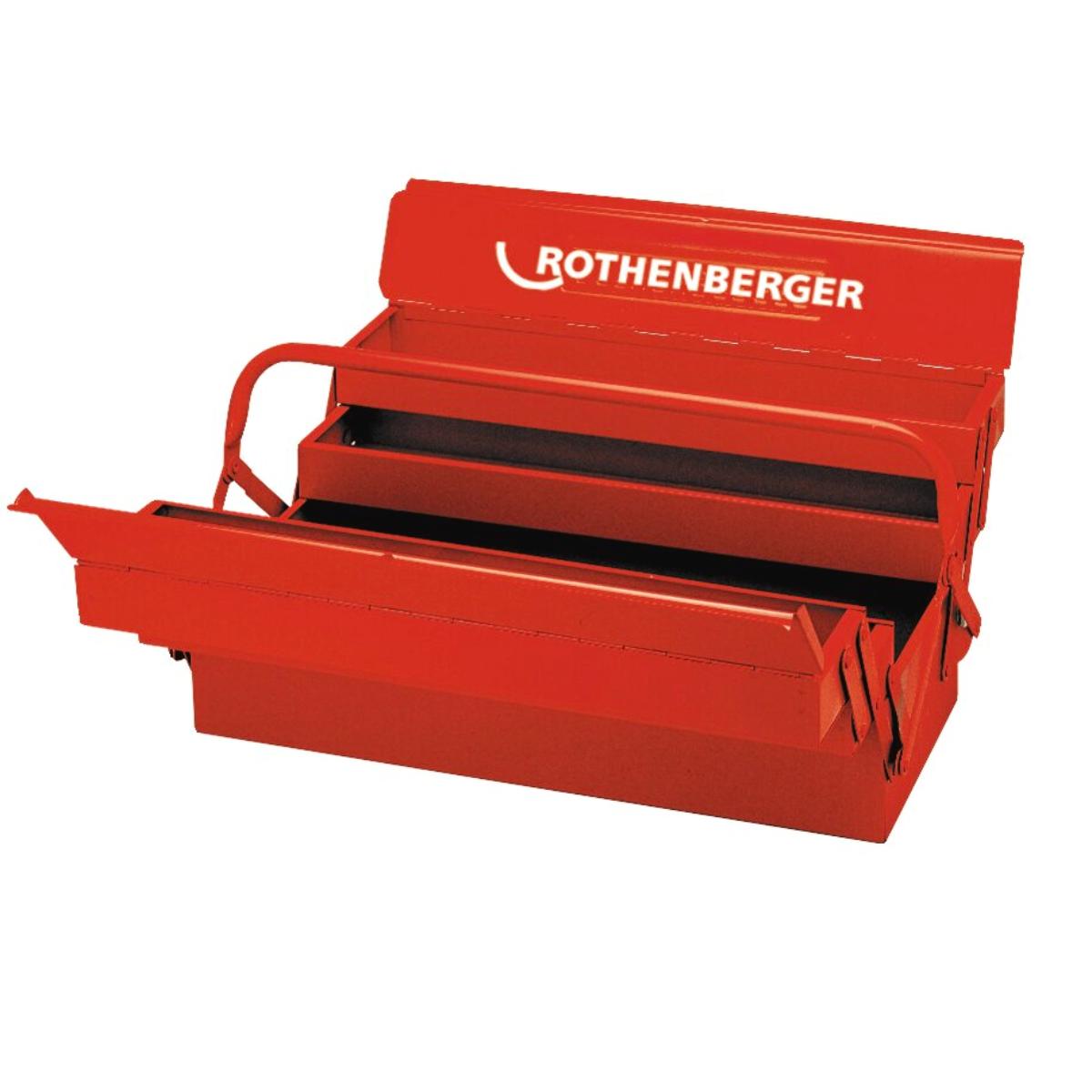 ROTHENBERGER Montage - Werkzeugkasten rot 530mm - 5 teiliges Set