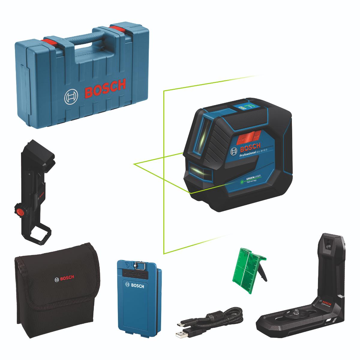 Bosch Linienlaser GLL 20-22 G,Handwerkerkoffer