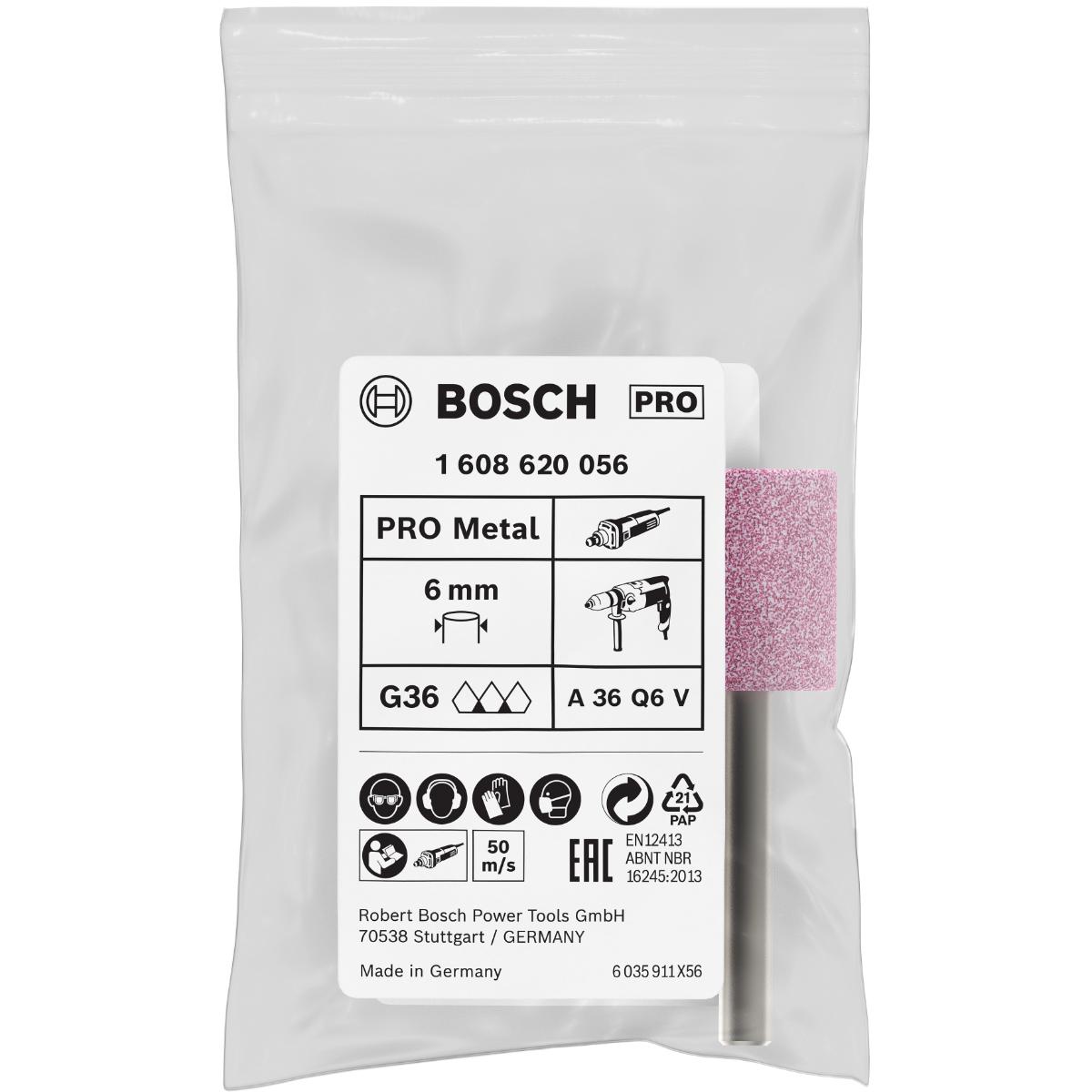 Bosch PRO Schleifstift, zylindrisch, mittelhart