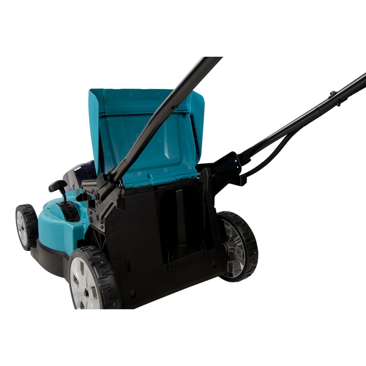 Makita Akku-Rasenmäher 2x18V / 5,0 Ah, 2 Akkus + Ladegerät DLM480PT2