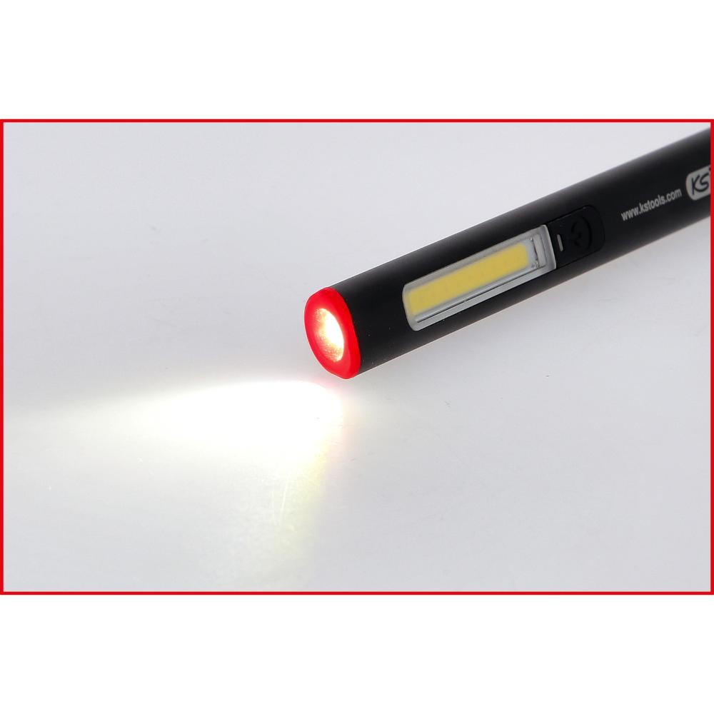 KS Tools UltimateBEAM Aluminium LED-Stiftlampe Li-Ion, 150 Lumen