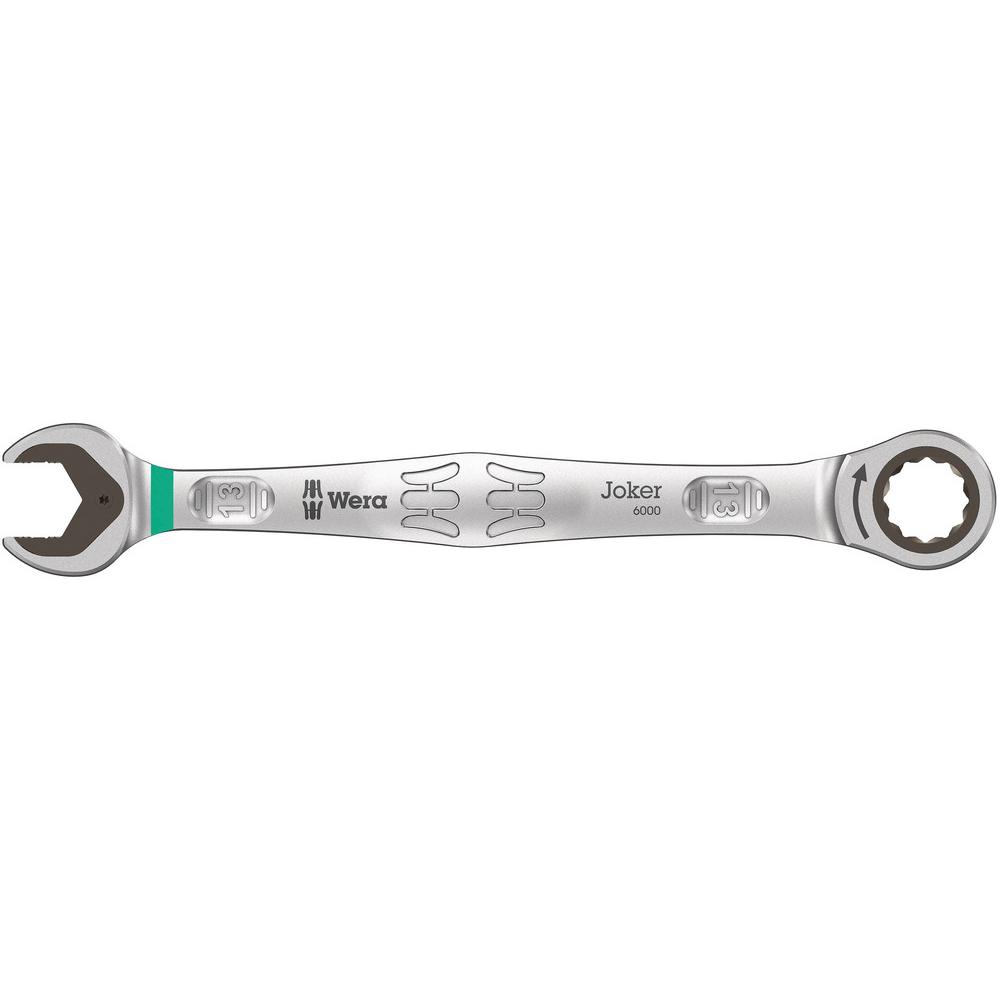 Wera 9631 Magnetleiste 6000 Joker 2 Maul-Ringratschenschlüssel-Satz