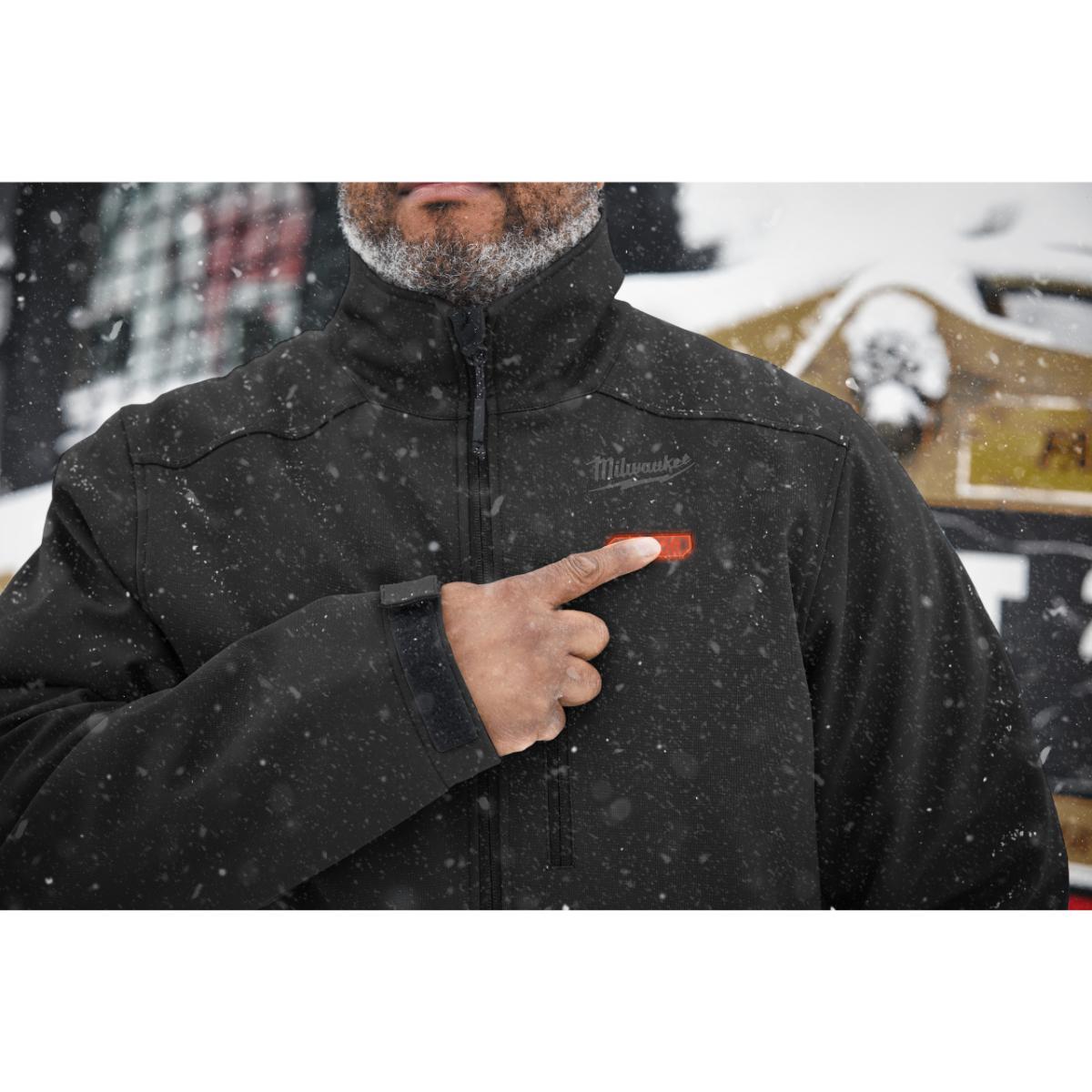 Milwaukee Akku-Thermo-Jacke Herren schwarz