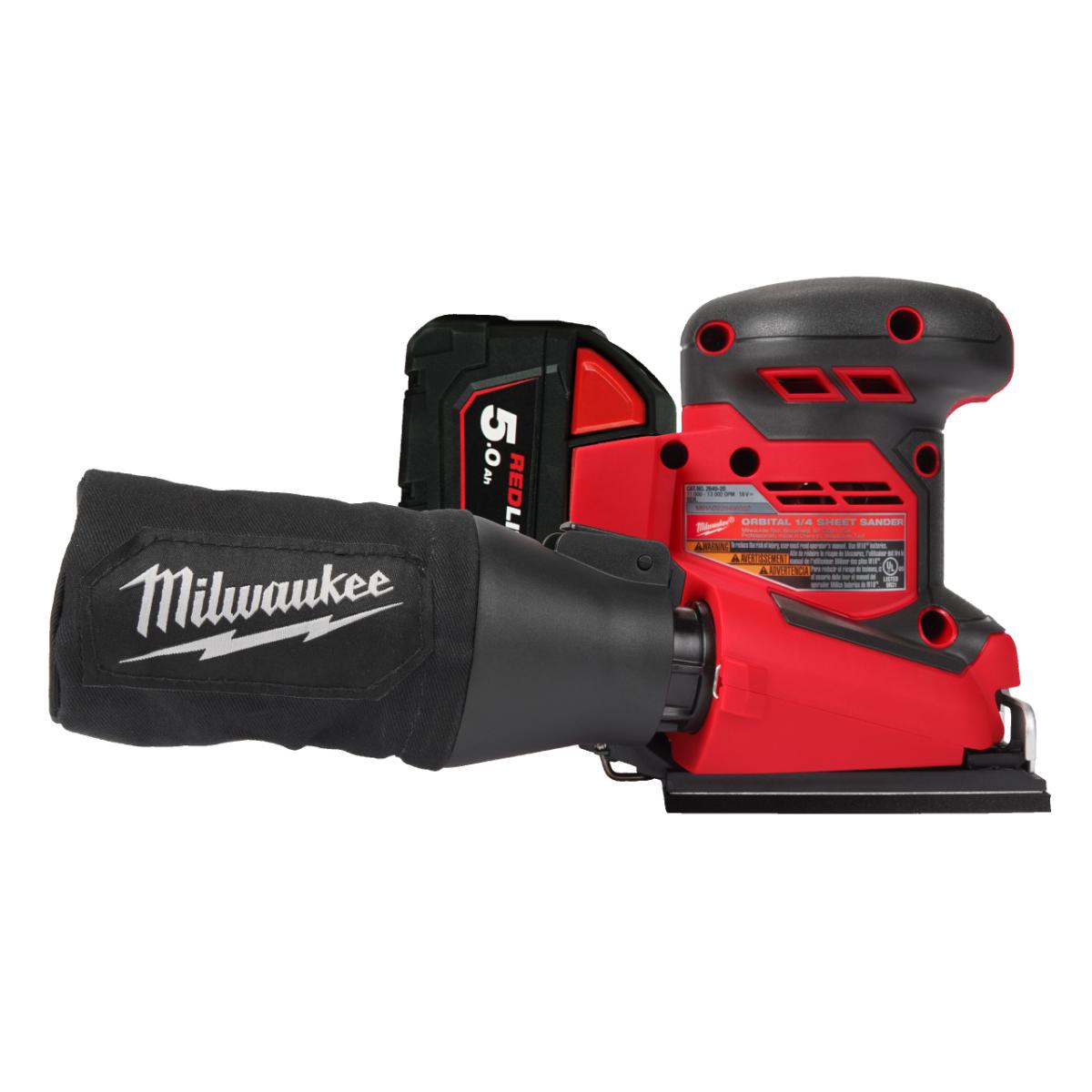 Milwaukee Akku-Exzenterschleifer M18 BQSS-502B