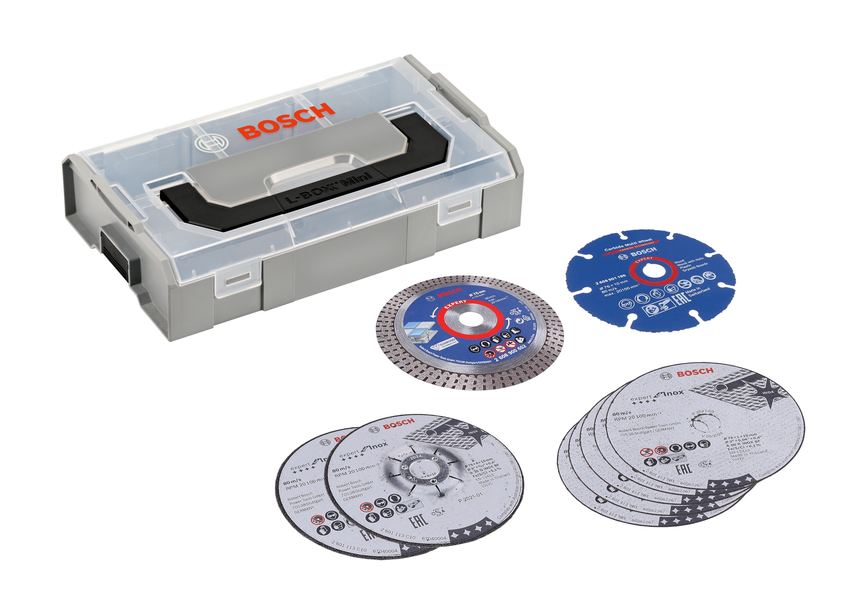 Bosch 76 mm Bundle with Mini L-BOXX