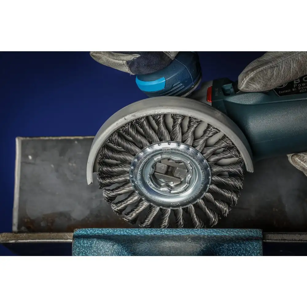 PFERD TOOLS Rundbürste gezopft RBG X-LOCK Stahl-Draht