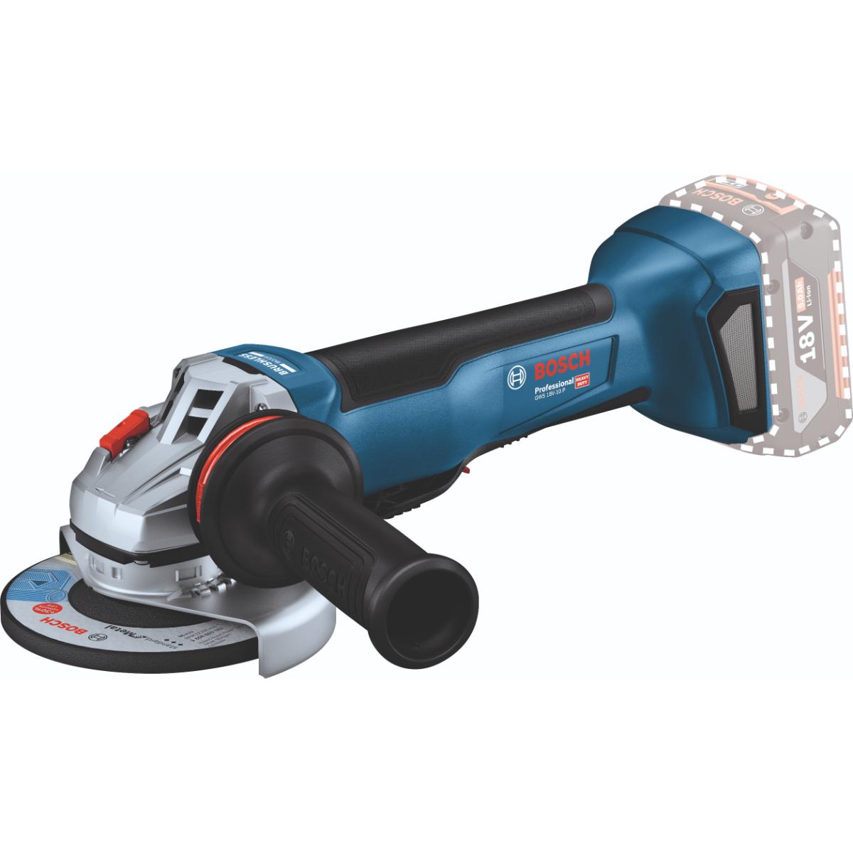 Bosch Akku-Winkelschleifer GWS 18V-10 P, (solo, C)