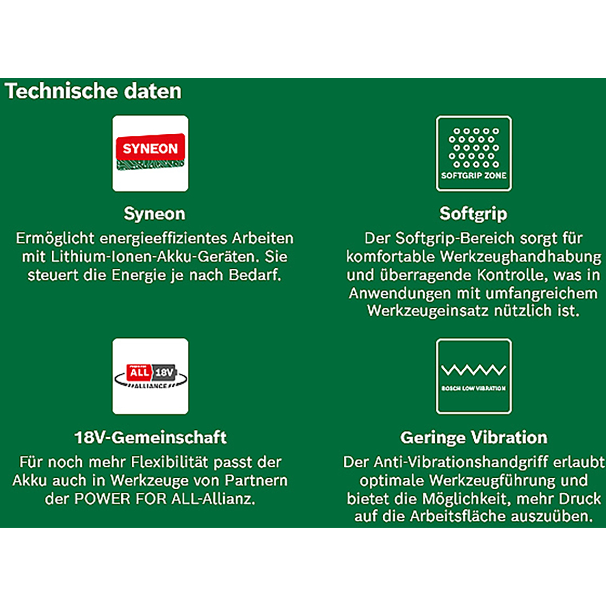Bosch Akku-Exzenterschleifer EasyOrbit 18V-10, 1 x Akku PBA 18V 2.0Ah
