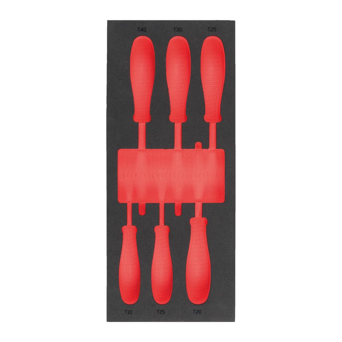 Milwaukee Ersatz-Einlage 1/3 für Tri-Lobe für 6-St TX Schraubendreher - für Werkstattwagen 78 cm
