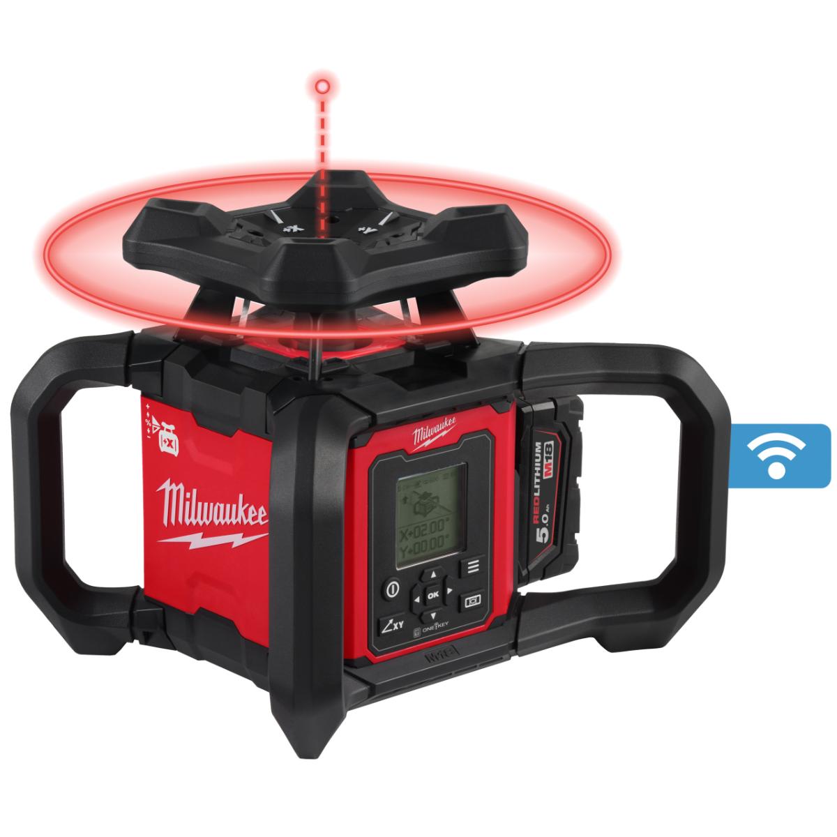 Milwaukee M18 ONE-KEY Akku-Rotationslaser M18RLOHV1200-501C