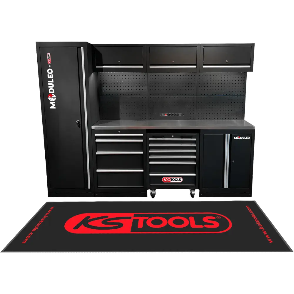 KS TOOLS Werkstatt-Schranksystem, Edelstahlplatte