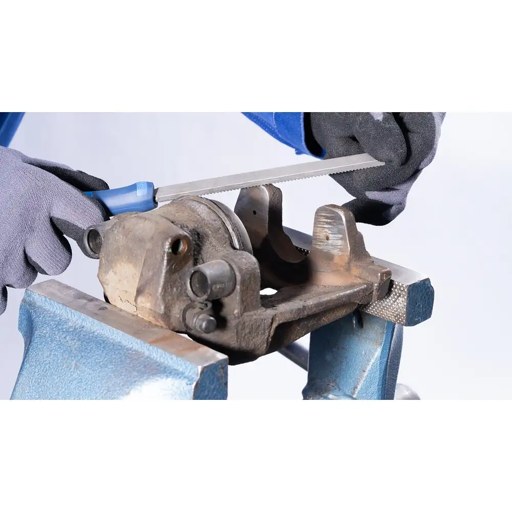 PFERD TOOLS Bremssattelfeile 200 mm x 12,5 mm gefräste Zahnung mit Griff