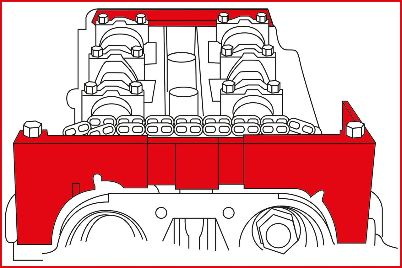 KS Tools Motoreinstell-Werkzeug-Satz für GM - Opel, 7-tlg