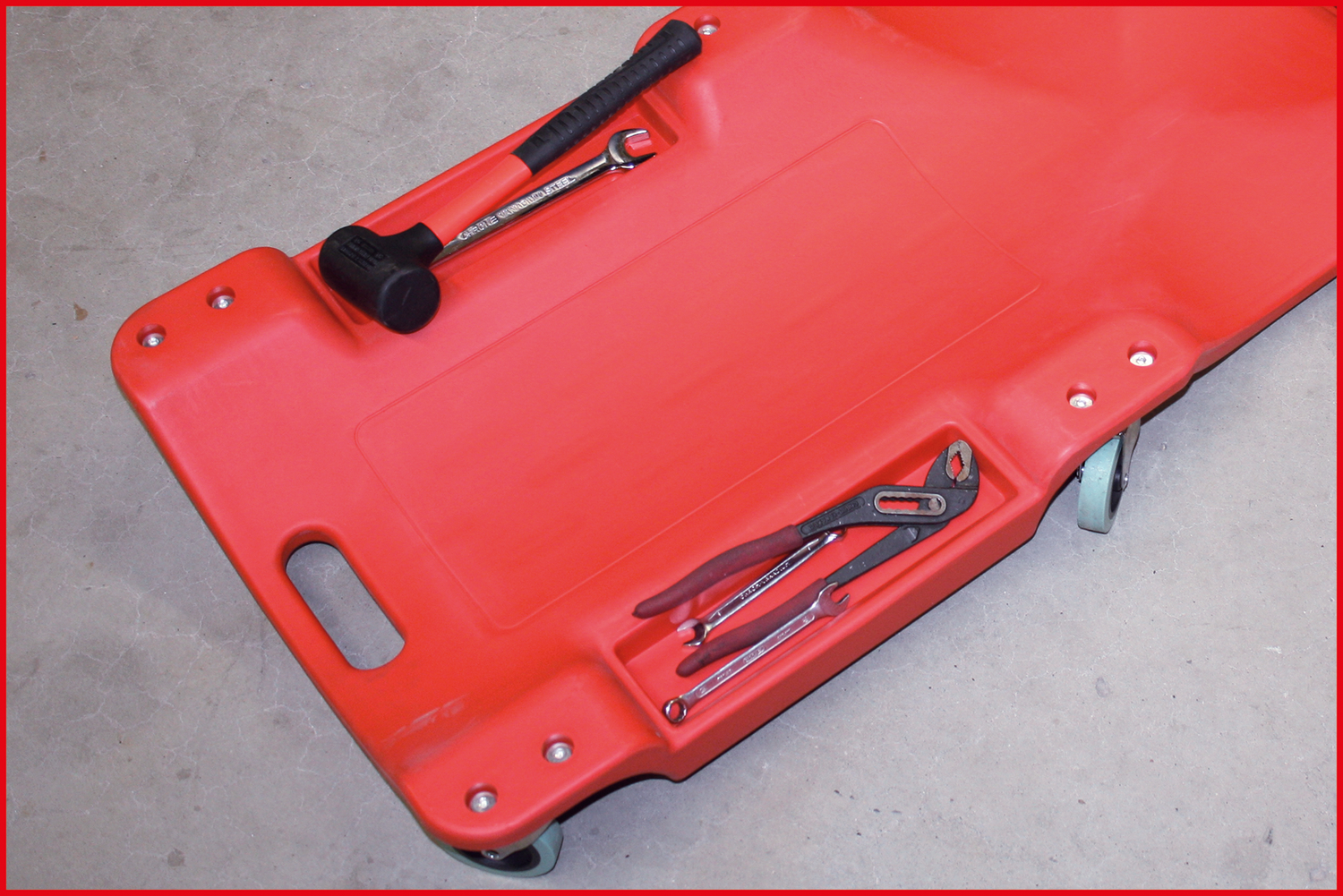 KS Tools Fahrbare Liege, L1030xB480xH115mm