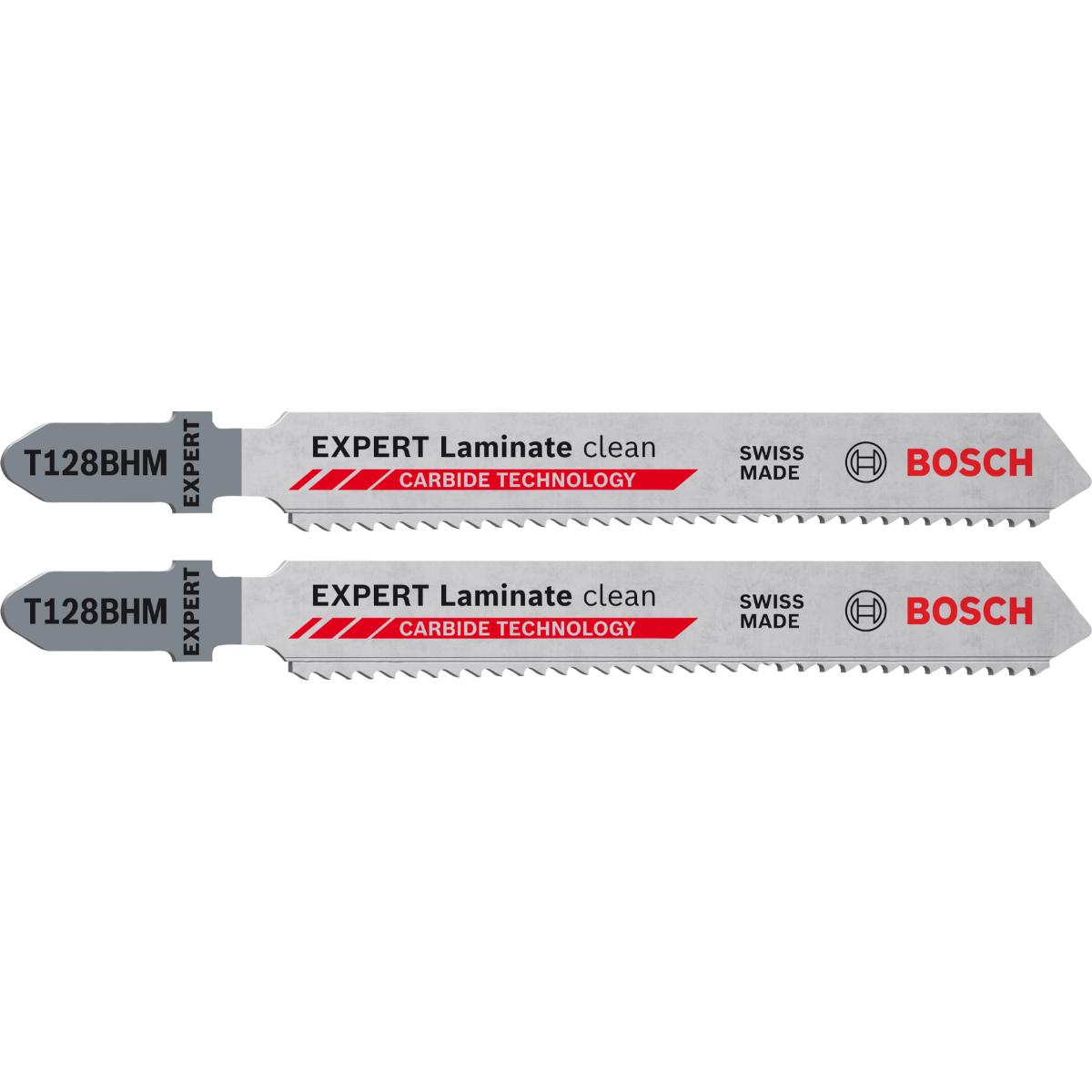 Bosch EXPERT Laminate Clean T 128 BHM Stichsägeblatt, 2 Stk.