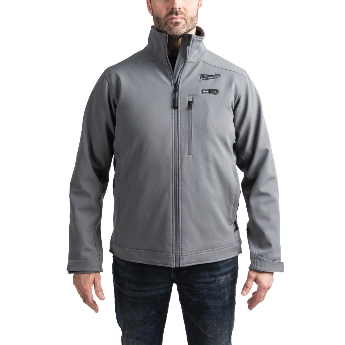 Milwaukee Akku-Thermo-Jacke Herren grau
