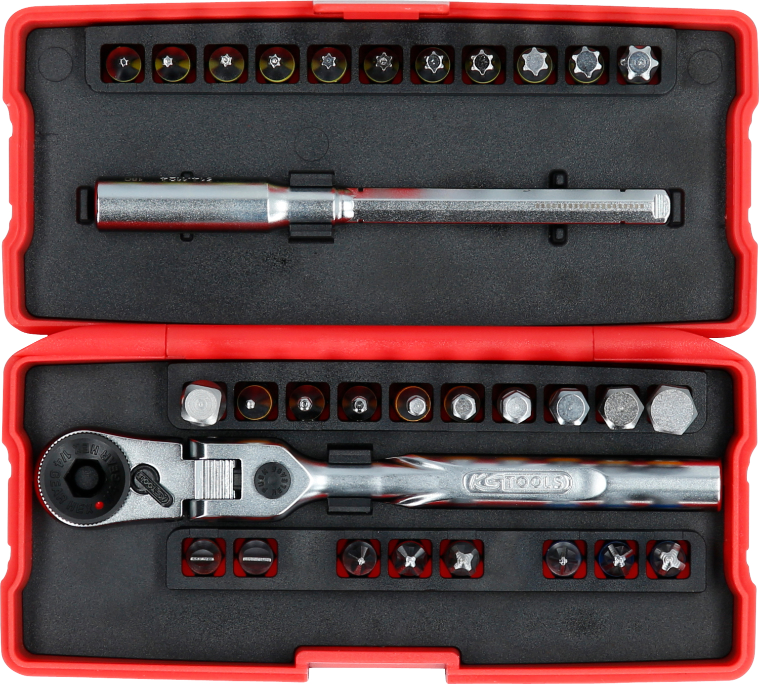 KS Tools 1/4" Bit-Satz, 31-tlg