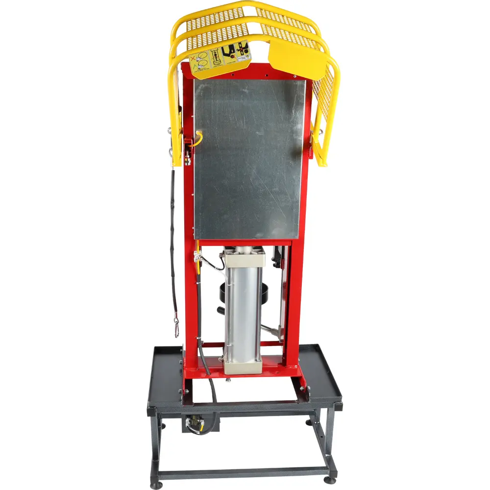 KS TOOLS Druckluft-Stand-Federspanner mit Einzel-Zylinder und Untergestell