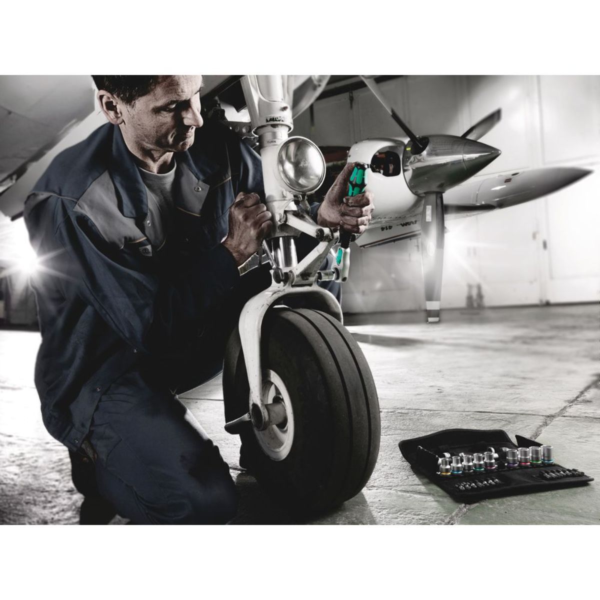 Wera 8100 SC 9 Zyklop Speed-Knarrensatz, 1/2"-Antrieb, zöllig, 28-teilig