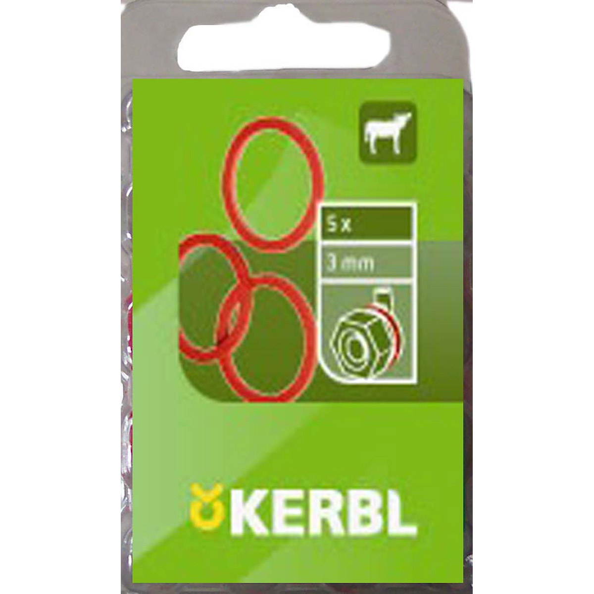 Kerbl Dichtungsring für Ventil 3mm, 5er Pack