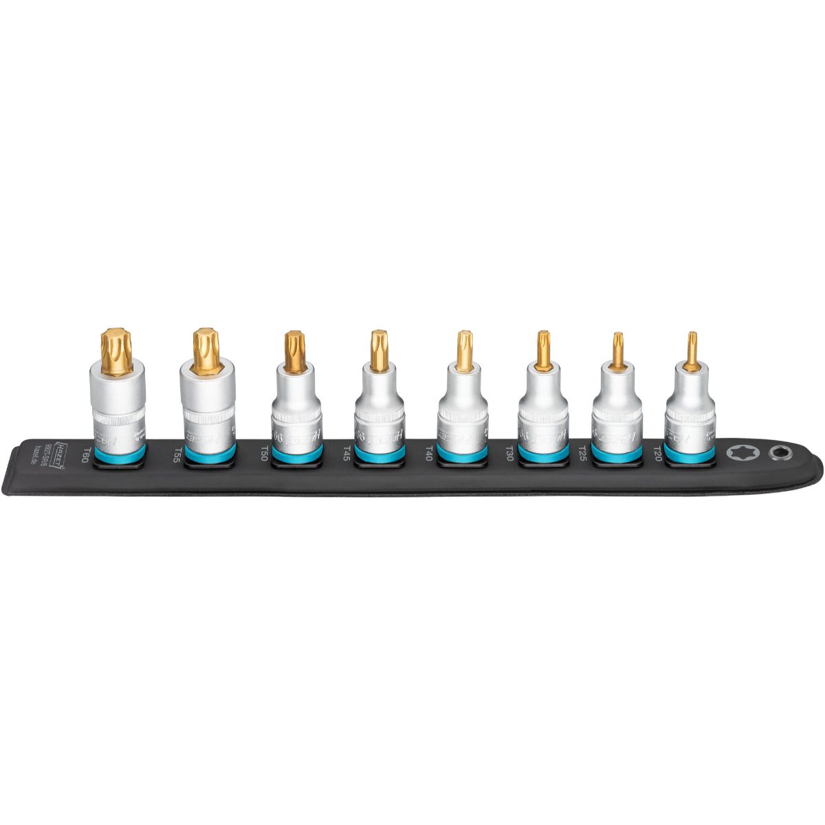 HAZET SmartRail Flexible Kunststoff-Steckleiste Vierkant 12,5 mm (1/2 Zoll), Innen-Torx