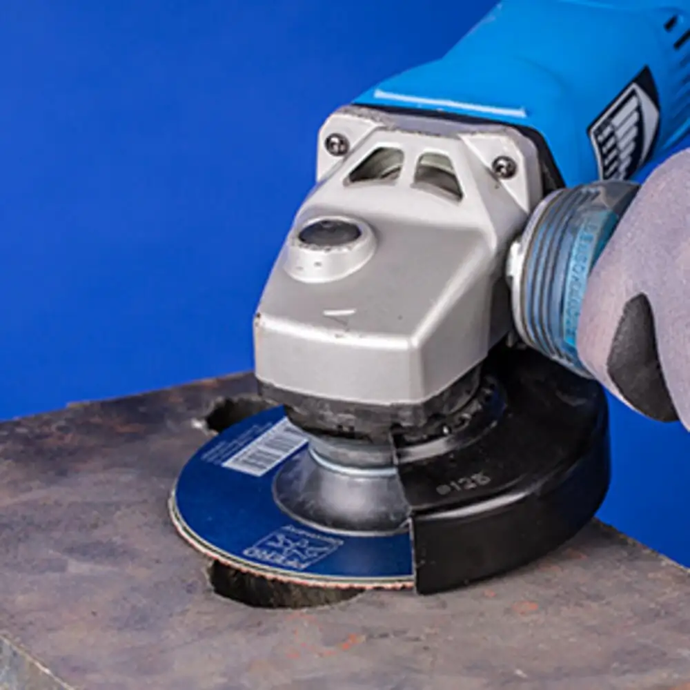 PFERD TOOLS Fiberscheiben-Set 10-tlg. Korund 125 mm A36, 60, 80 mit GT-Stützteller universell