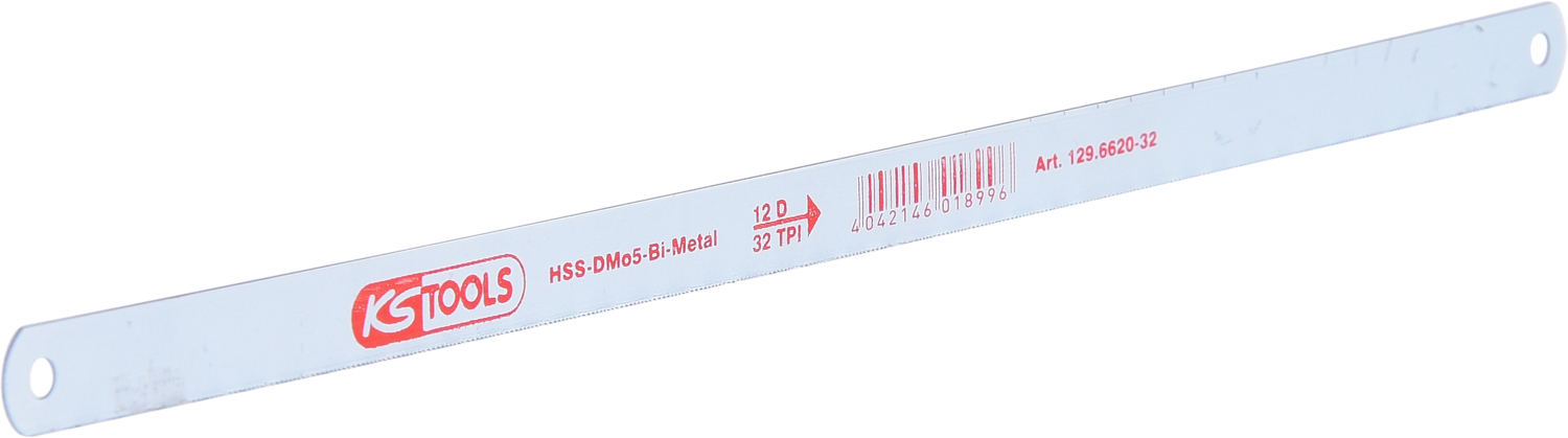 KS Tools HSS-Bi-Co 8 Metallhochleistungs-Sägeblatt, Zahnabstand 0,8mm