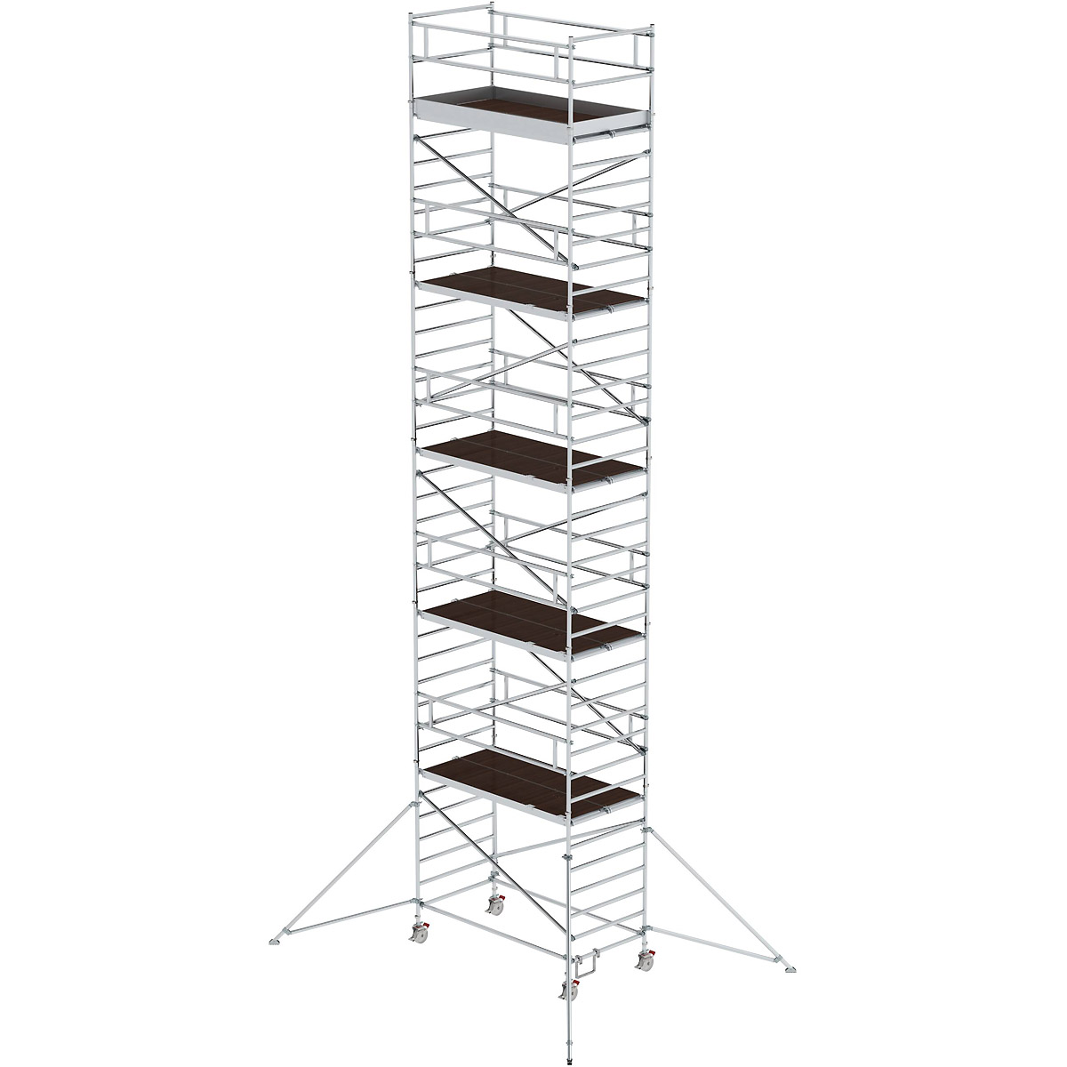 Munk Rollgerüst 1,35 x 2,45 m mit Ausleger & Doppel-Plattform