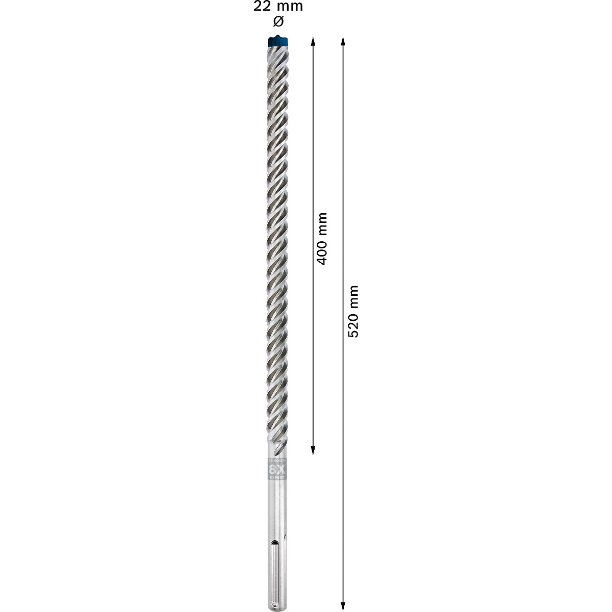 Bosch EXPERT SDS max-8X Hammerbohrer, für Bohrhämmer, VPE 5 Stück