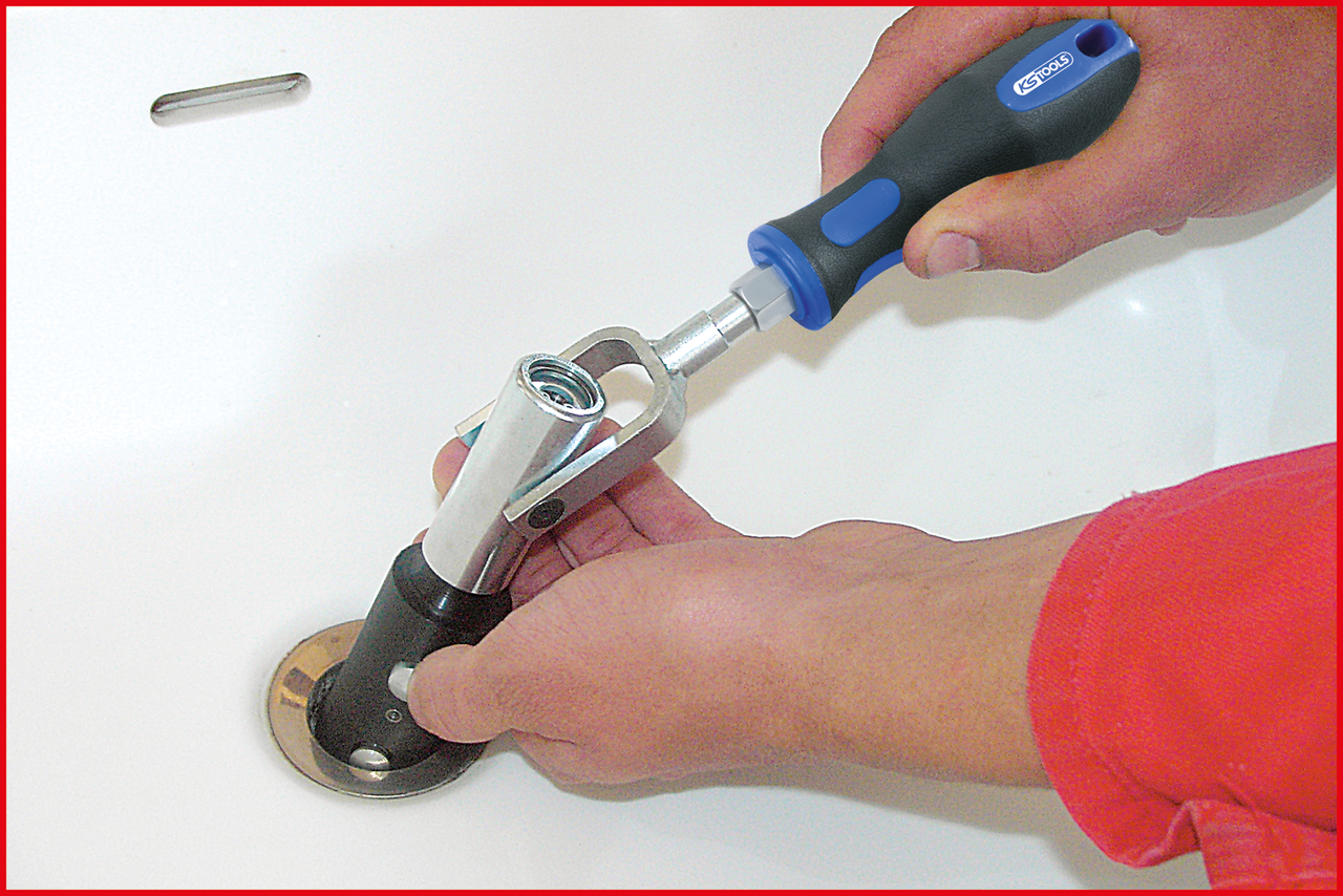 KS Tools Montagewerkzeug für Abflussventile, 92mm