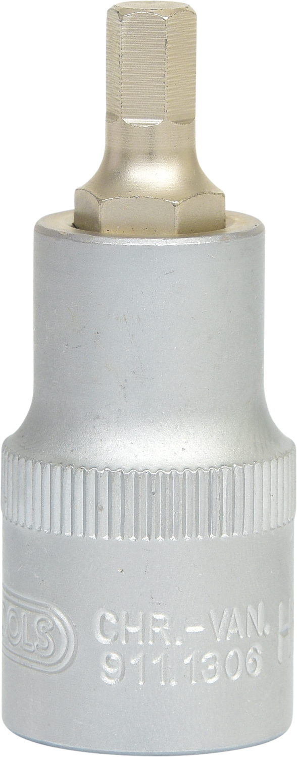 KS TOOLS 1/2" Bit-Stecknuss Innensechskant, kurz