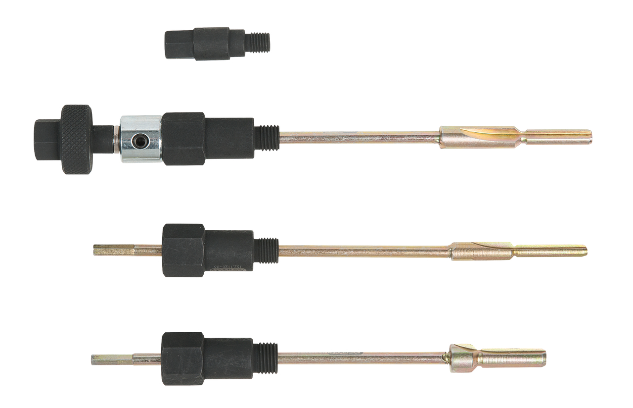 KS Tools MASTER 3 in 1 Glühkerzen-Reibahlen-Satz, 9-tlg