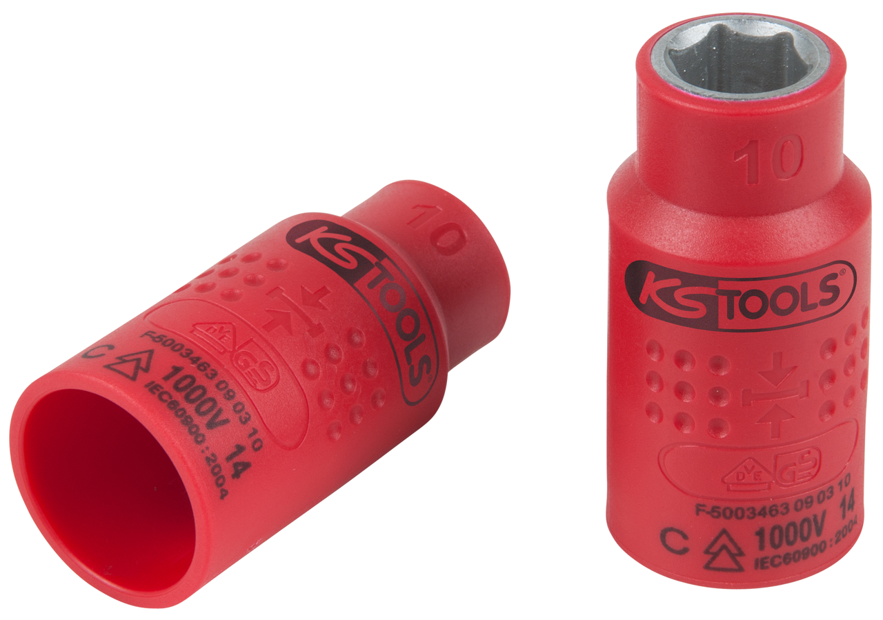 KS Tools 3/8" Isolierte Stecknuss, 8mm