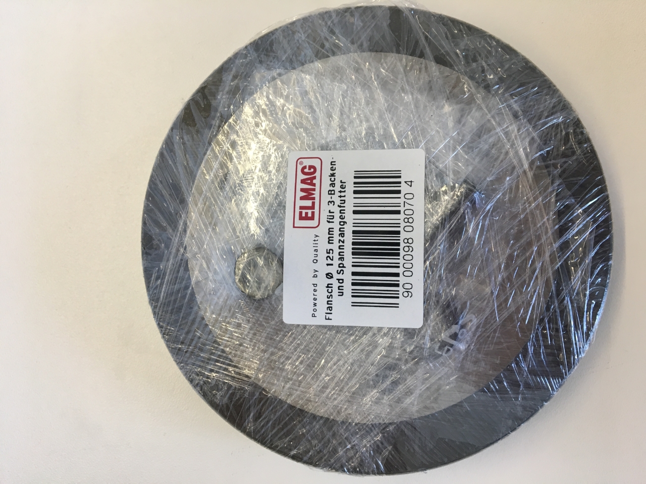 ELMAG Flansch Ø 125 mm für 3-Backen- und Spannzangenfutter