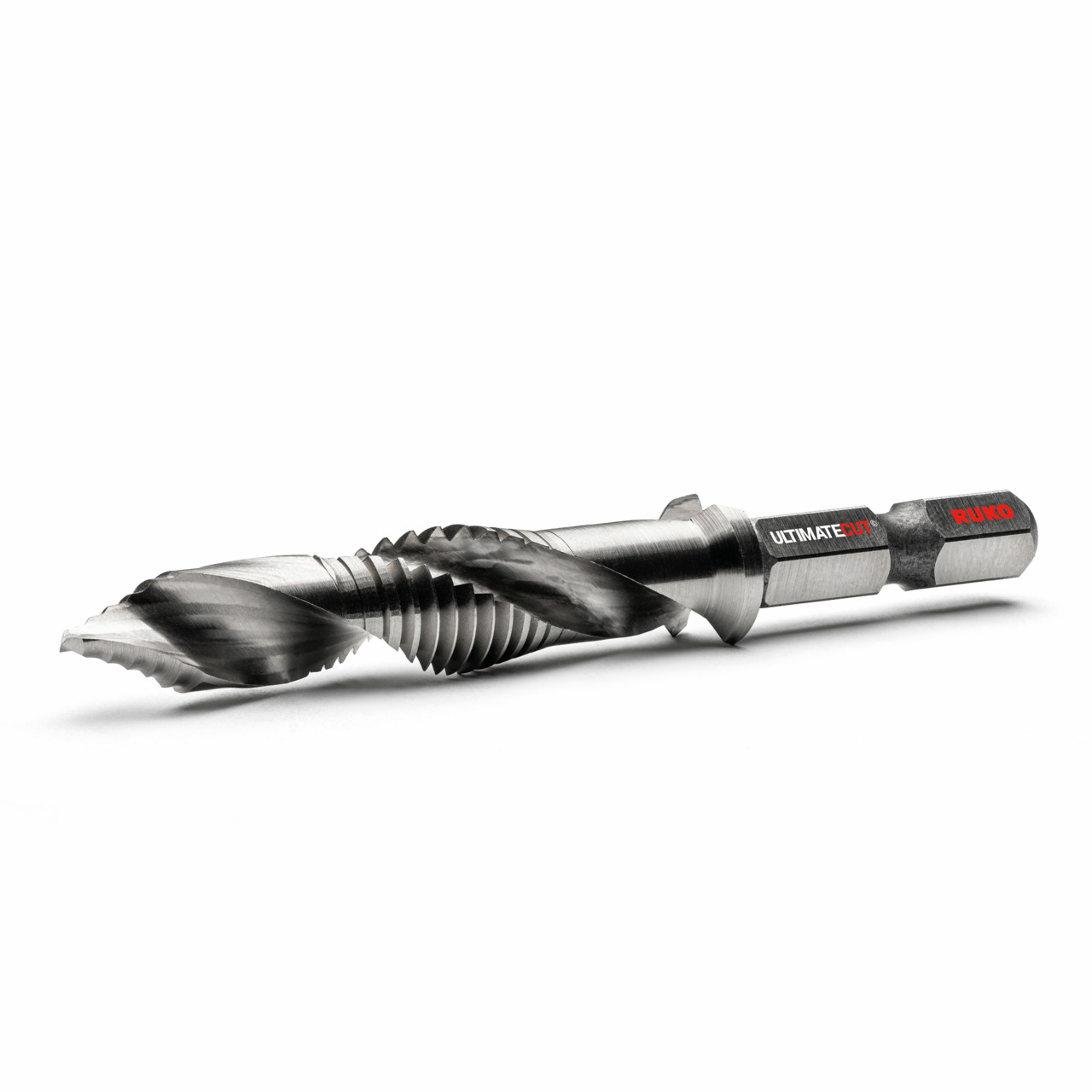 RUKO ULTIMATECUT Kombi-Maschinengewindebohrer mit FLOWSTEP® Spitze, HSS, Bit-Schaft - 7-tlg.